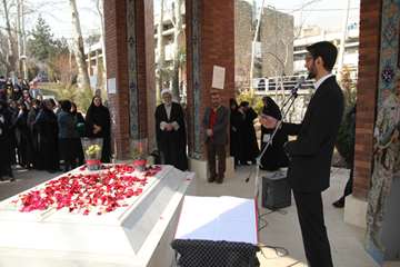 مراسم سالگرد تدفین شهدای گمنام دانشگاه 